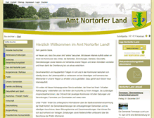 Tablet Screenshot of amt-nortorfer-land.de